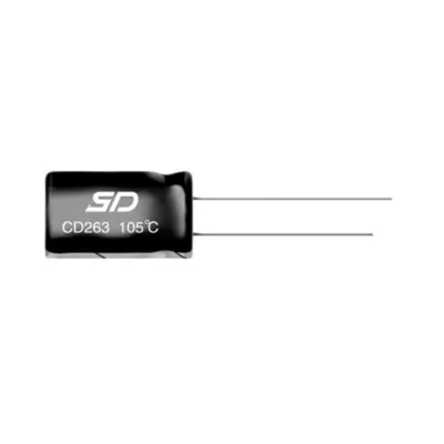 Elektrolytiske miniatyrkondensatorer av aluminium
